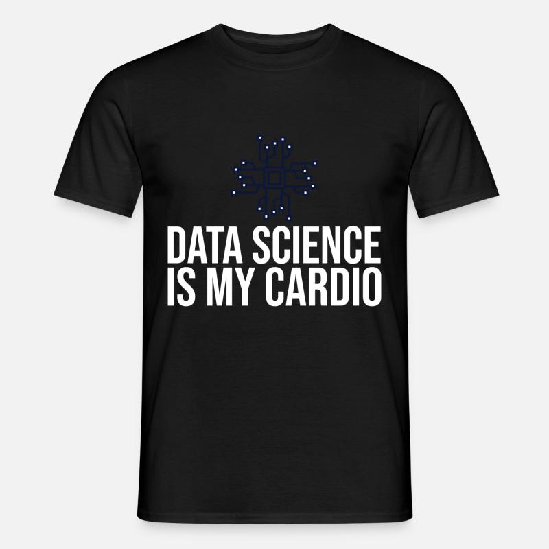 Datenwissenschaftler Data Science Wissenschaft - Männer T-Shirt - Schwarz