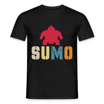 Sumo - Men's T-Shirt - black - Front - AI Model Male 178 light (178cm)