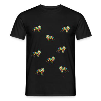 Strong as a lion - The of Orbis - Men's T-Shirt - black - Front - AI Model Male 178 light (178cm)
