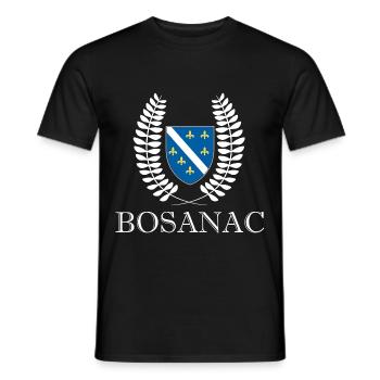 Bosnie serbe bosnie jeune - T-shirt homme - noir - Devant - AI Model Male 178 light (178cm)