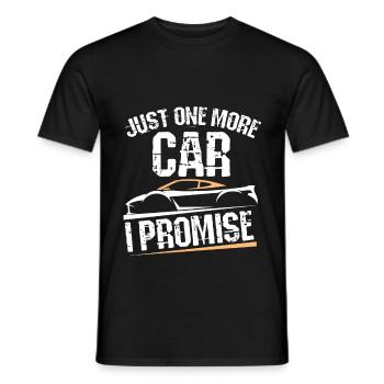 Drôle juste un cadeau de voiture de plus - T-shirt homme - noir - Devant - AI Model Male 178 light (178cm)