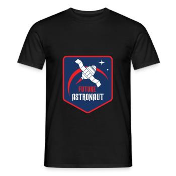 Cadeau drôle de futur astronaute - T-shirt homme - noir - Devant - AI Model Male 178 light (178cm)