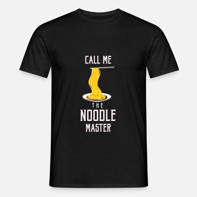 Funny Noodle Master gift - Men’s T-shirt - black