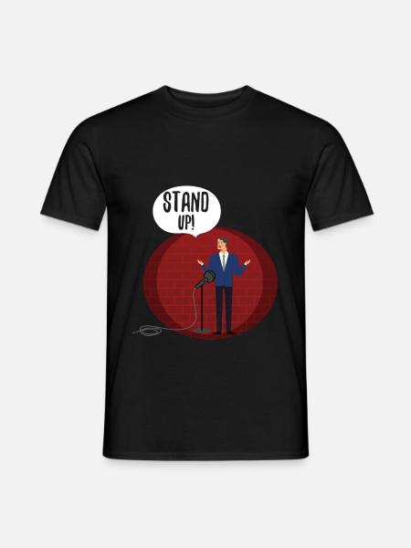 Cooles Komödien- oder Schauspielergeschenk - Männer T-Shirt - Schwarz