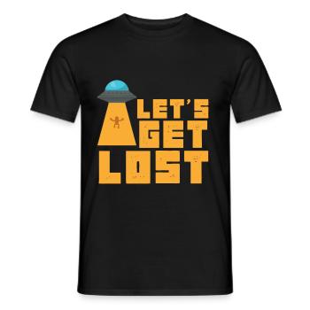 Cadeau Amusez-vous à perdre Ufo Alien Lovers - T-shirt homme - noir - Devant - AI Model Male 178 light (178cm)