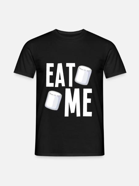 Eat Me Marshmallows - Men's T-Shirt - black