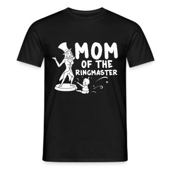 Circus Birthday Party Mama Theme Ringmaster - Men's T-Shirt - black - Front - AI Model Male 178 light (178cm)