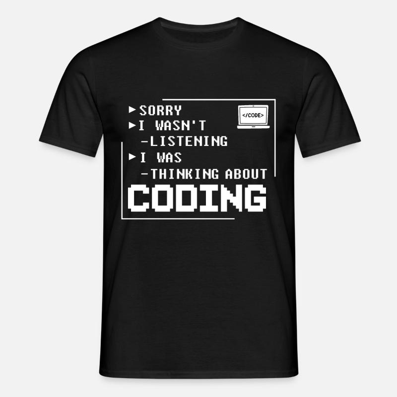 Programmierer Programmieren Computerentwickler Pc - Männer T-Shirt - Schwarz