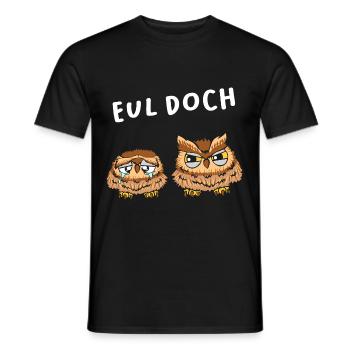 Eul Doch - Männer T-Shirt - Schwarz - Vorne - AI Model Male 178 light (178cm)
