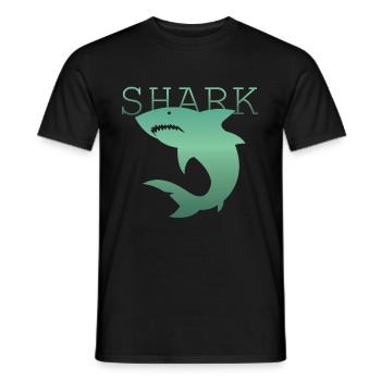 Hai - Männer T-Shirt - Schwarz - Vorne - AI Model Male 178 light (178cm)