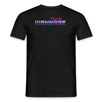 Wannabe Spicey - Men's T-Shirt - black - Front - AI Model Male 178 light (178cm)