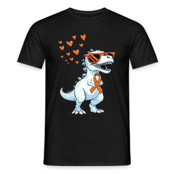 Multiple Sclerosis Awareness Support - Men's T-Shirt - black - Front - AI Model Male 178 light (178cm)