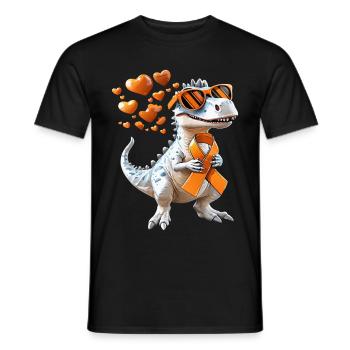 Multiple Sclerosis Awareness Support - Men's T-Shirt - black - Front - AI Model Male 178 light (178cm)