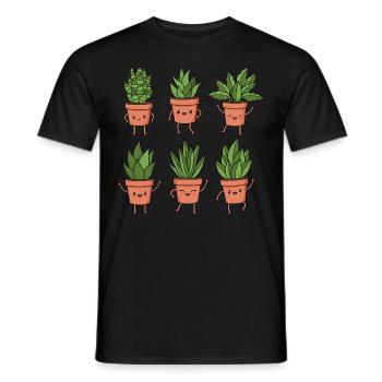 Planter - T-shirt homme - noir - Devant - AI Model Male 178 light (178cm)