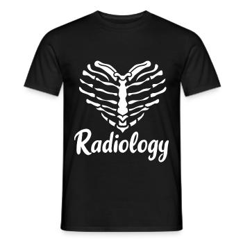 Radiology X-ray Technician X-ray Assistant Wheel - Men's T-Shirt - black - Front - AI Model Male 178 light (178cm)