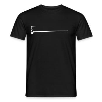 sf_halb - Männer T-Shirt - Schwarz - Vorne - AI Model Male 178 light (178cm)