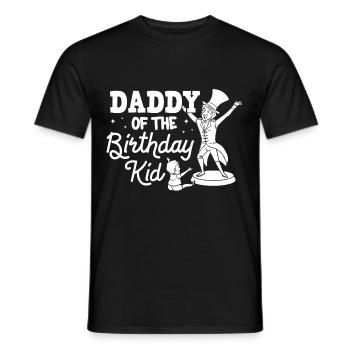 Circus Birthday Party Papa Theme Ringmaster - Men's T-Shirt - black - Front - AI Model Male 178 light (178cm)