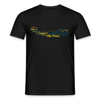 Azores Sao Miguel Sao Miguel Island - Men's T-Shirt - black - Front - AI Model Male 178 light (178cm)