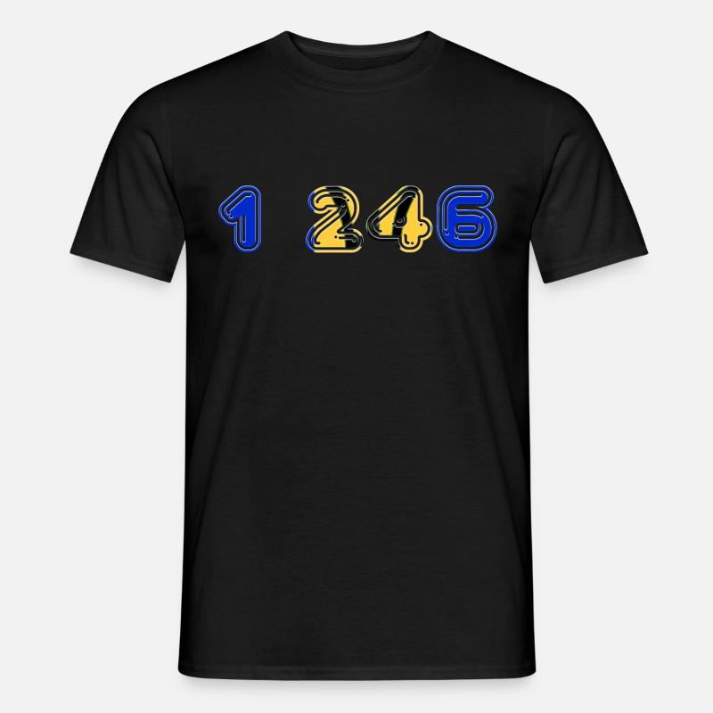 TEAM 1.246 BARBADOS - Männer T-Shirt - Schwarz