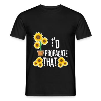 Monstera Mama - T-shirt homme - noir - Devant - AI Model Male 178 light (178cm)