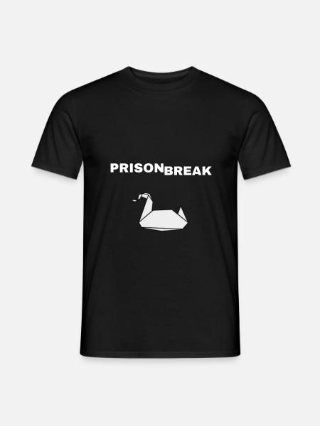 Prison Break Paper Crane - Men's T-Shirt - black