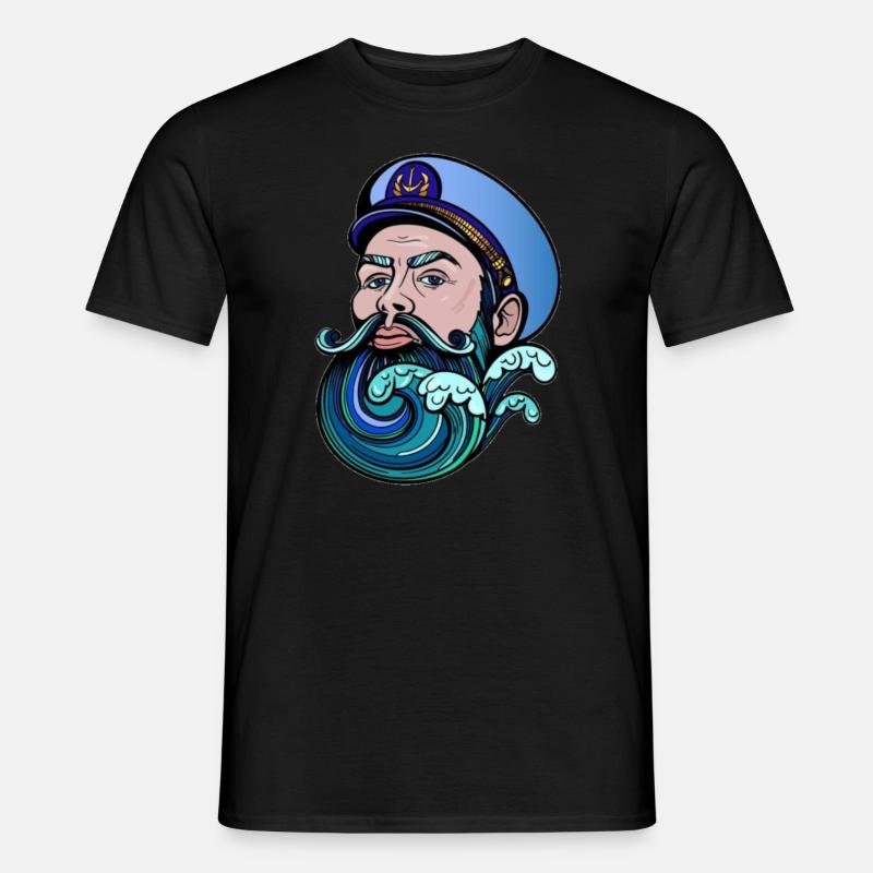 seemann - Männer T-Shirt - Schwarz