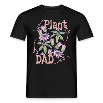 Plant-Dad, Plant-Daddy, Pflanzen, lustiger Spruch - Männer T-Shirt - Schwarz - Vorne - AI Model Male 178 light (178cm)