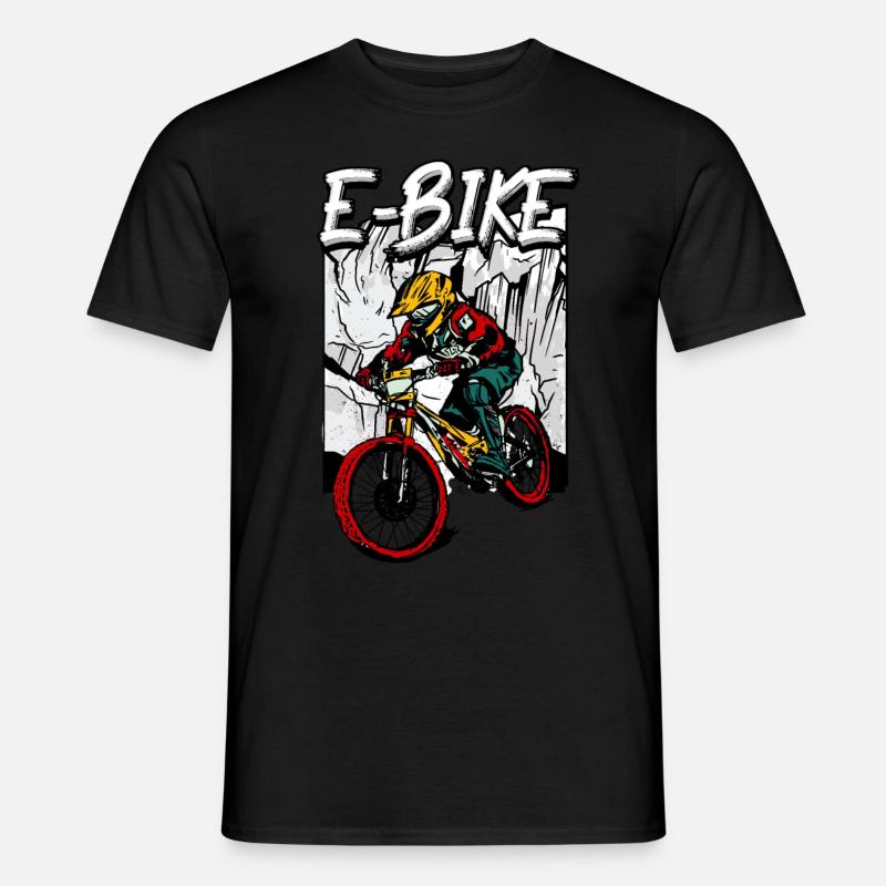 Pedelec E-Bike - Männer T-Shirt - Schwarz