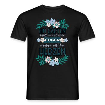 Garten Gärtner - Männer T-Shirt - Schwarz - Vorne - AI Model Male 178 light (178cm)