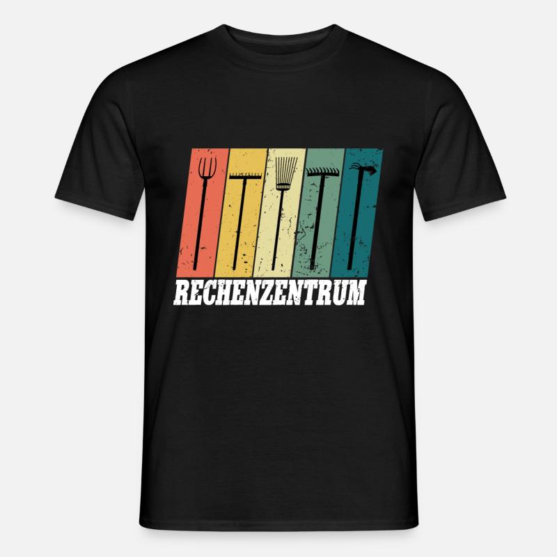 Garten Gärtner Rechenzentrum - Männer T-Shirt - Schwarz