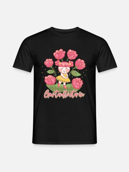 Gartenflüsterer Gartenflüsterin Garten Gärtner - Männer T-Shirt - Schwarz