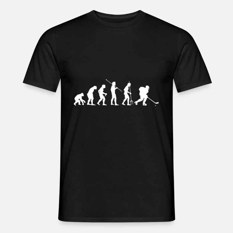 Eishockey - Männer T-Shirt - Schwarz