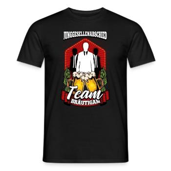 Junggesellenabschied Team Bräutigam - Männer T-Shirt - Schwarz - Vorne - AI Model Male 178 light (178cm)