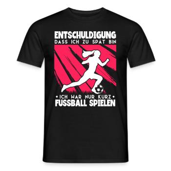 Fußballspielerin Frauen Fußball - Männer T-Shirt - Schwarz - Vorne - AI Model Male 178 light (178cm)
