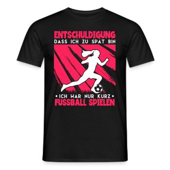 Fußballspielerin Frauen Fußball - Männer T-Shirt - Schwarz - Vorne - AI Model Male 178 light (178cm)