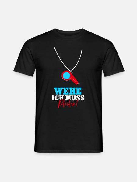 Rettungsschwimmer Bademeister - Männer T-Shirt - Schwarz