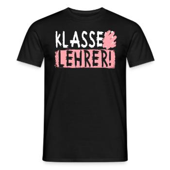 Lehrer Lehrerin Klassenlehrer Klasse Lehrer - Männer T-Shirt - Schwarz - Vorne - AI Model Male 178 light (178cm)