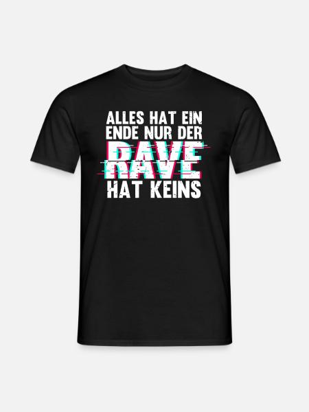 Techno Musik Rave - Männer T-Shirt - Schwarz