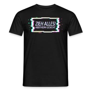 Musique techno - T-shirt homme - noir - Devant - AI Model Male 178 light (178cm)