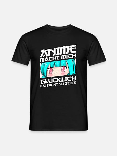 Anime Saying Weeb Otaku - Men's T-Shirt - black
