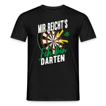 Darts Dartspieler - Männer T-Shirt - Schwarz - Vorne - AI Model Male 178 light (178cm)