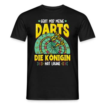 Darts Dartspieler - Männer T-Shirt - Schwarz - Vorne - AI Model Male 178 light (178cm)