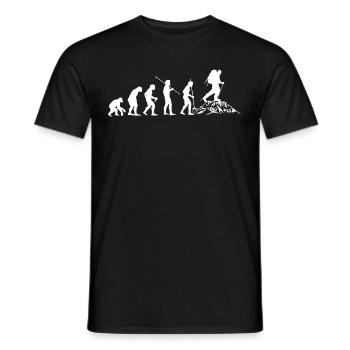 Hiker Hiking Hiking and beer that's why I'm - Men's T-Shirt - black - Front - AI Model Male 178 light (178cm)