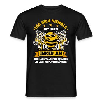 Beekeeper Beekeeper - Men's T-Shirt - black - Front - AI Model Male 178 light (178cm)