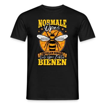 Rentner Opa Bienenzüchter Imker - Männer T-Shirt - Schwarz - Vorne - AI Model Male 178 light (178cm)