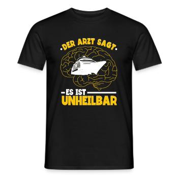 Cruise - Men's T-Shirt - black - Front - AI Model Male 178 light (178cm)