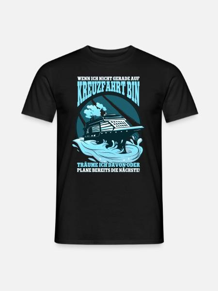 Kreuzfahrt - Männer T-Shirt - Schwarz