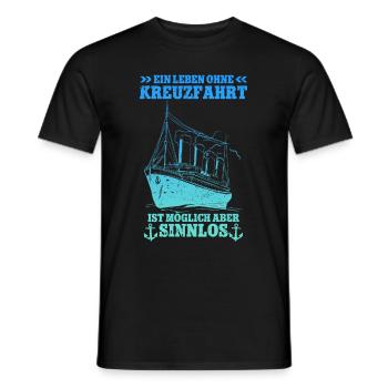 Cruise - Men's T-Shirt - black - Front - AI Model Male 178 light (178cm)