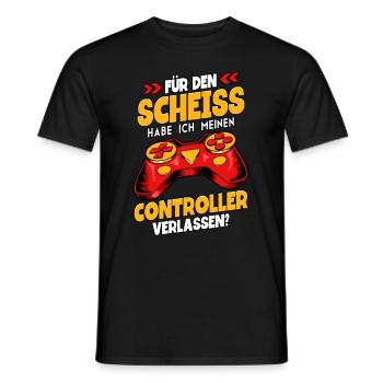 Zocken Gaming - T-shirt homme - noir - Devant - AI Model Male 178 light (178cm)