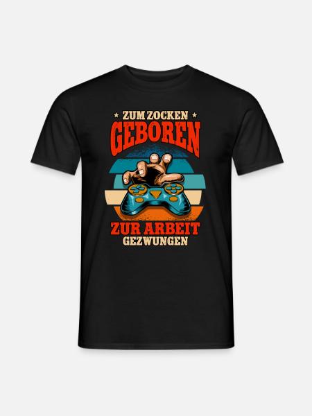Zocken Gaming - Men's T-Shirt - black